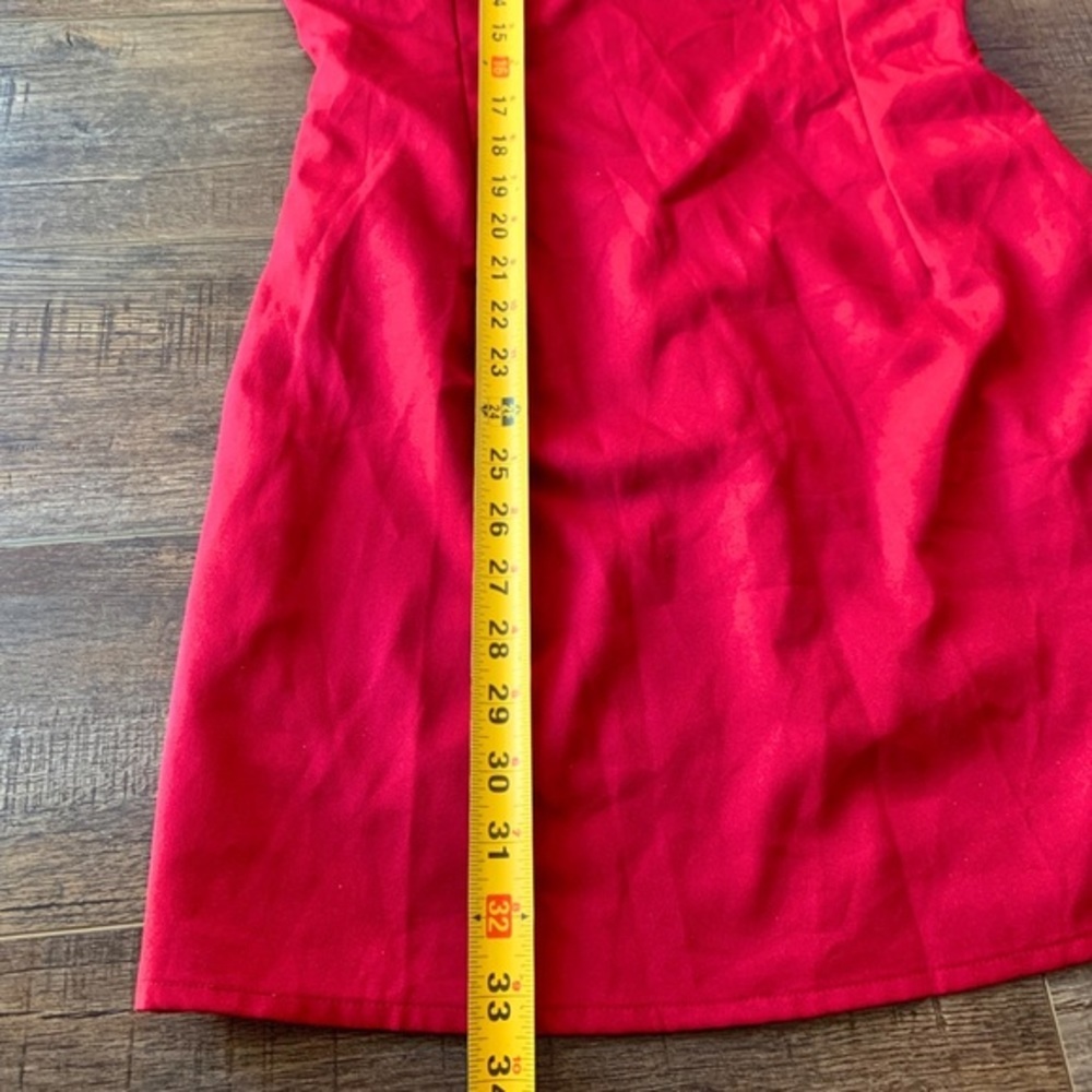 LuLus Endlessly Endearing Wine Red Dress Medium - Picture 8 of 11